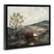 Stupell Industries Beige Toned Landscape Floater Framed Canvas Wall Art Design by Nikita Jariwala